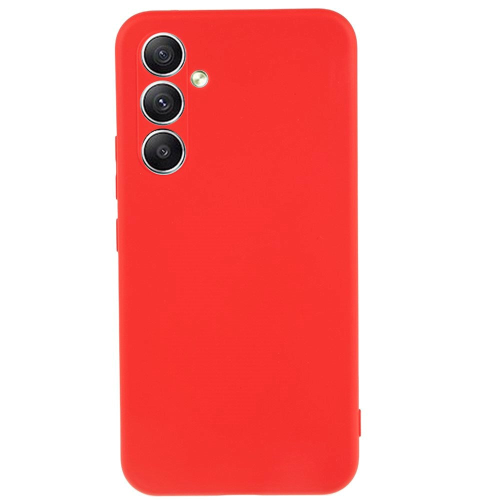 EIDERWOOD Samsung Galaxy A34 (5G) Lined Flexible Plastic Case - Red