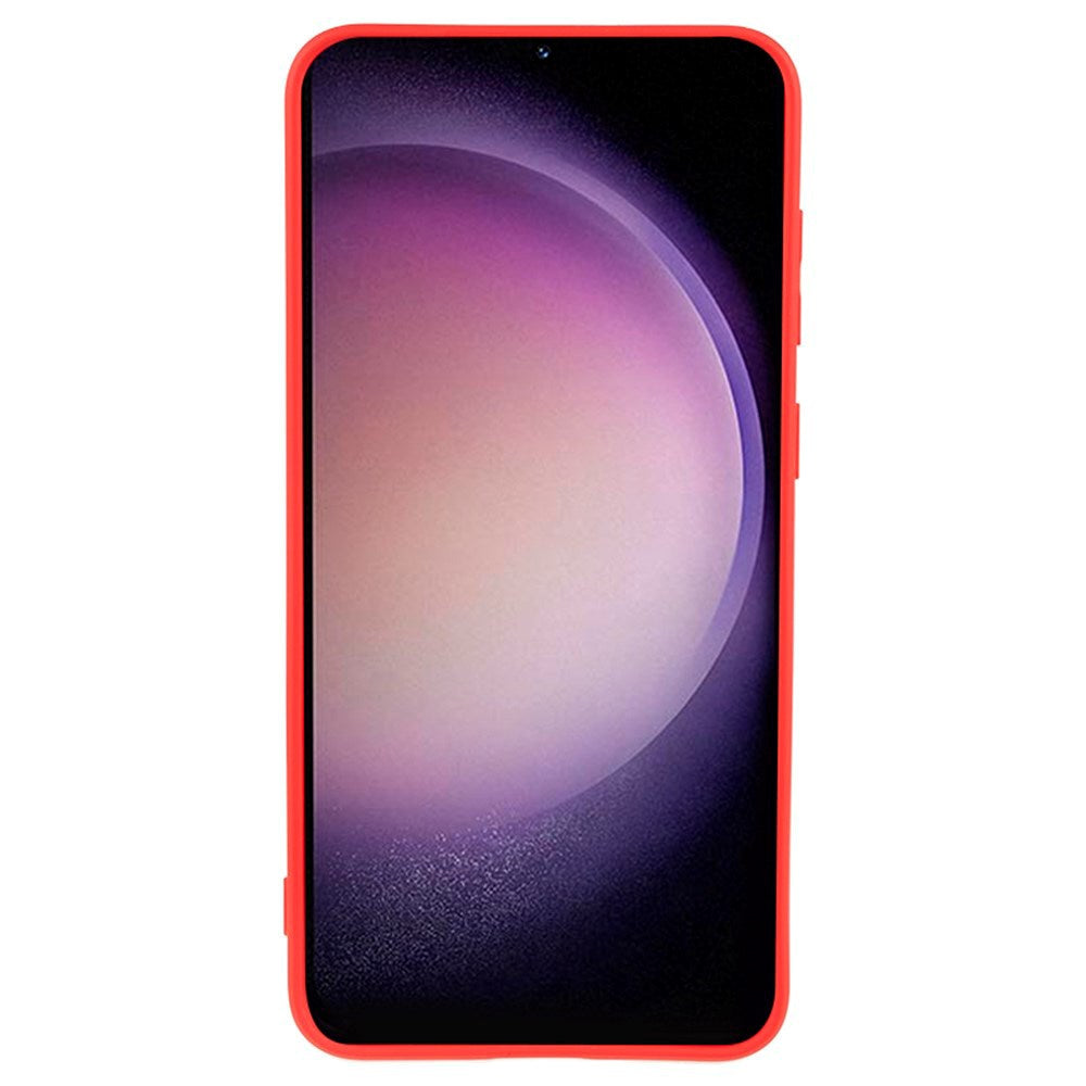 EIDERWOOD Samsung Galaxy S23 Lined Flexible Plastic Case - Red