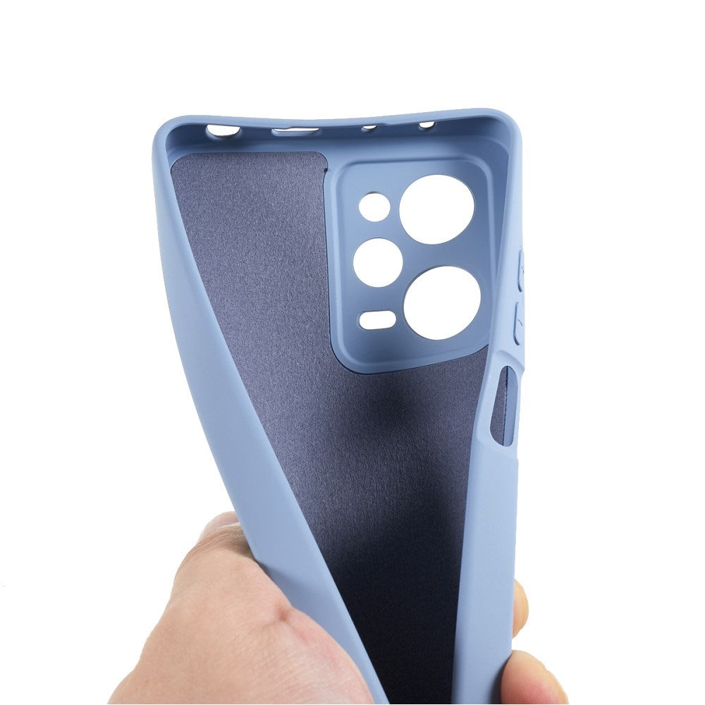 EIDERWOOD Xiaomi Poco X5 Pro (5G) Lined Flexible Plastic Case - Blue