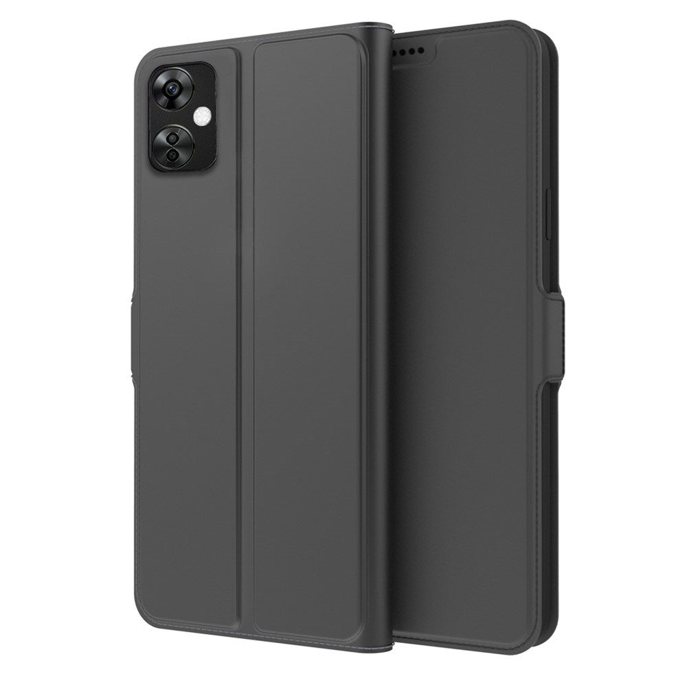 EIDERWOOD OnePlus Nord CE 3 Lite (5G) Faux Leather Flip Case with Cardholder & Stand Function - Black