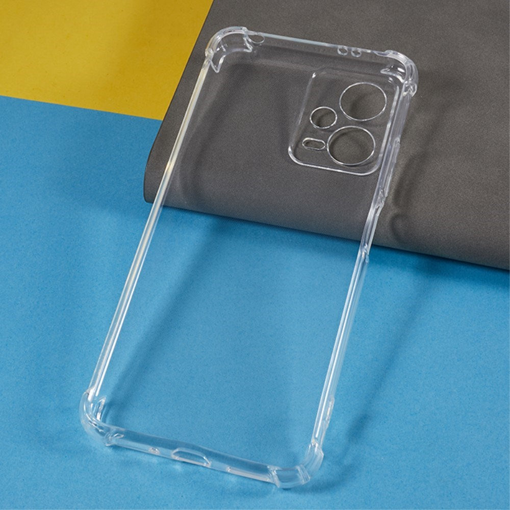 EIDERWOOD Xiaomi Redmi Note 12 (5G) / Poco X5 (5G) Flexible Plastic Case with Reinforced Corners - Transparent