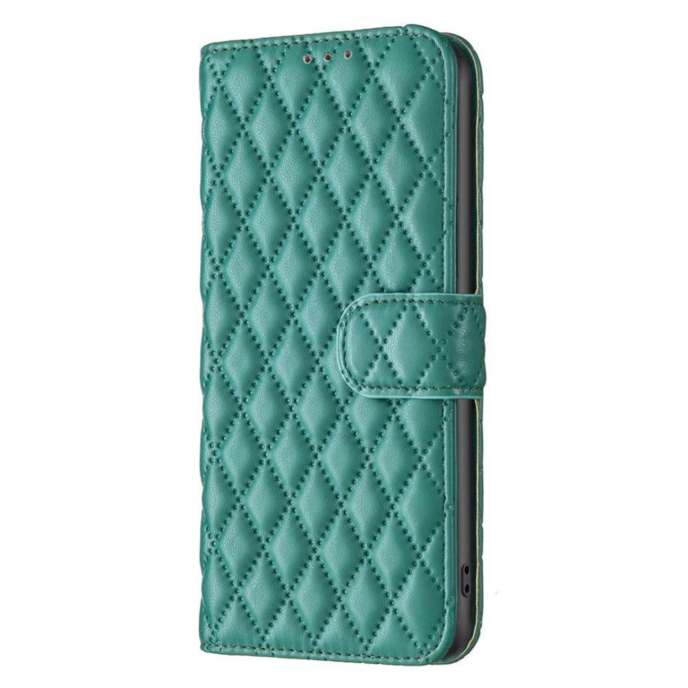 Google Pixel 8 Soft Leather Case w. Cardholder and Stand Function - Green