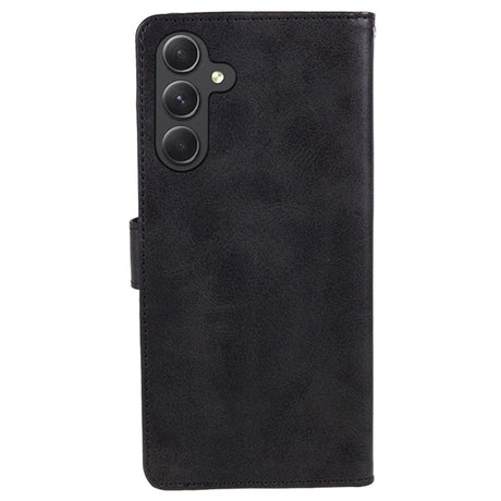 Samsung Galaxy M34 (5G) / F34 (5G) Leather Case with Wallet and Strap - Black