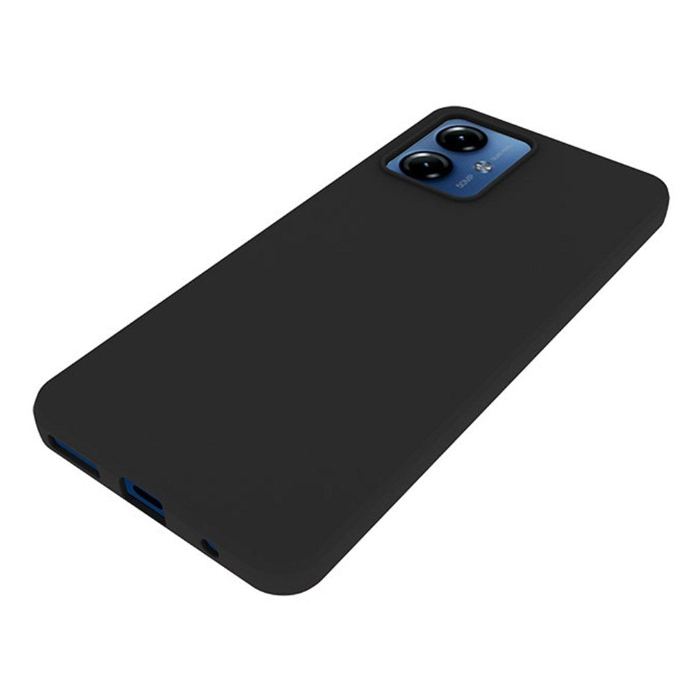 EIDERWOOD Motorola Moto G14 Matte Flexible Plastic Case - Black