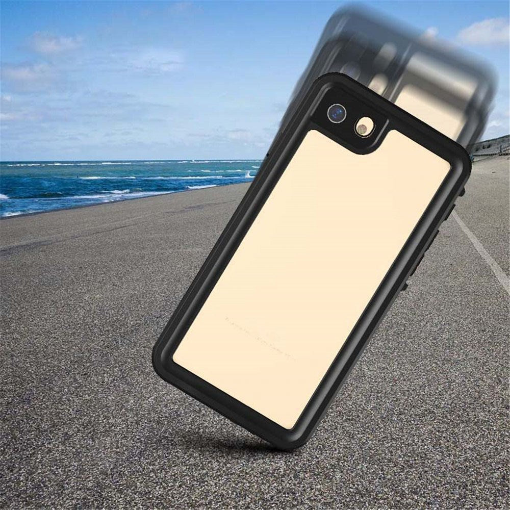 iPhone SE (2022 / 2020) / 8 / 7 Redpepper IP68 Waterproof Case - Black / Transparent