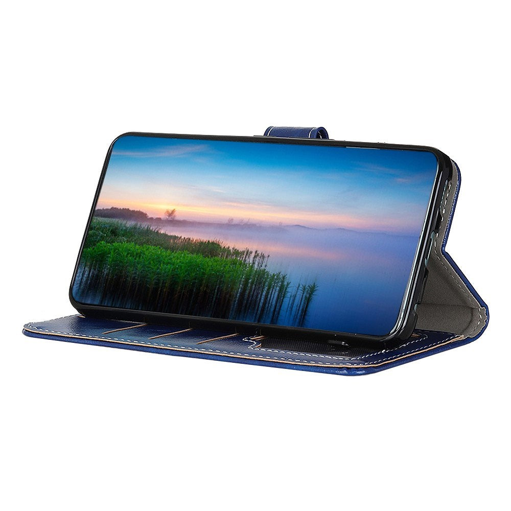 EIDERWOOD Samsung Galaxy S24+ (Plus) Faux Leather Flip Case - Blue