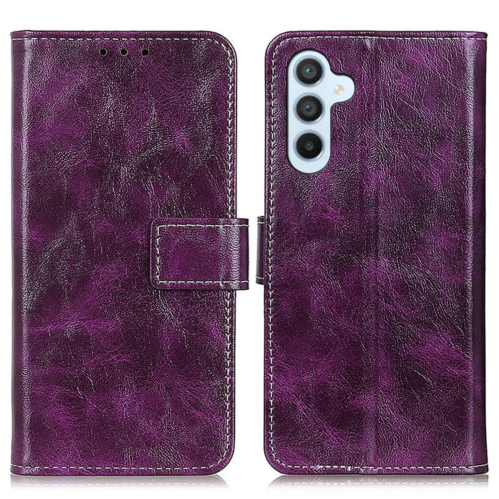 EIDERWOOD Samsung Galaxy S24+ (Plus) Faux Leather Flip Case - Purple