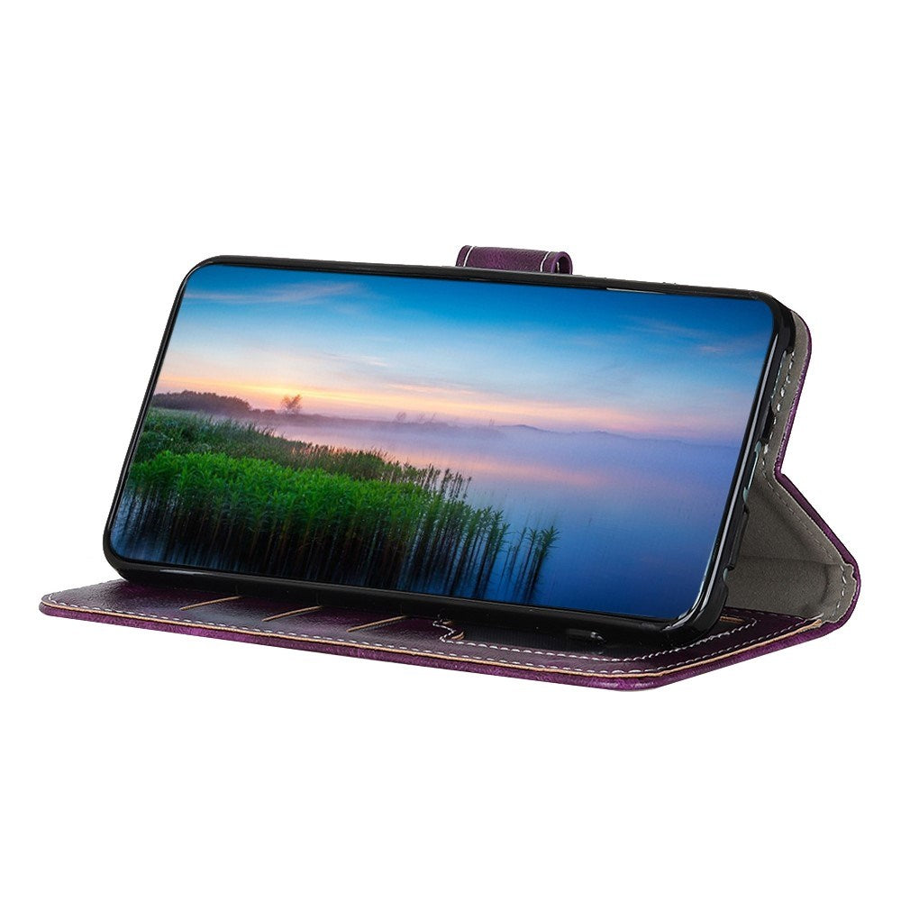 EIDERWOOD Samsung Galaxy S24+ (Plus) Faux Leather Flip Case - Purple