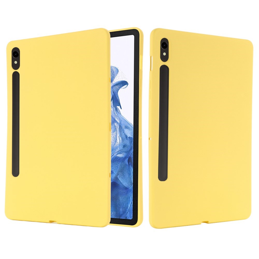 EIDERWOOD Samsung Galaxy Tab S10 FE / S9 FE Lined Silicone Case - Yellow