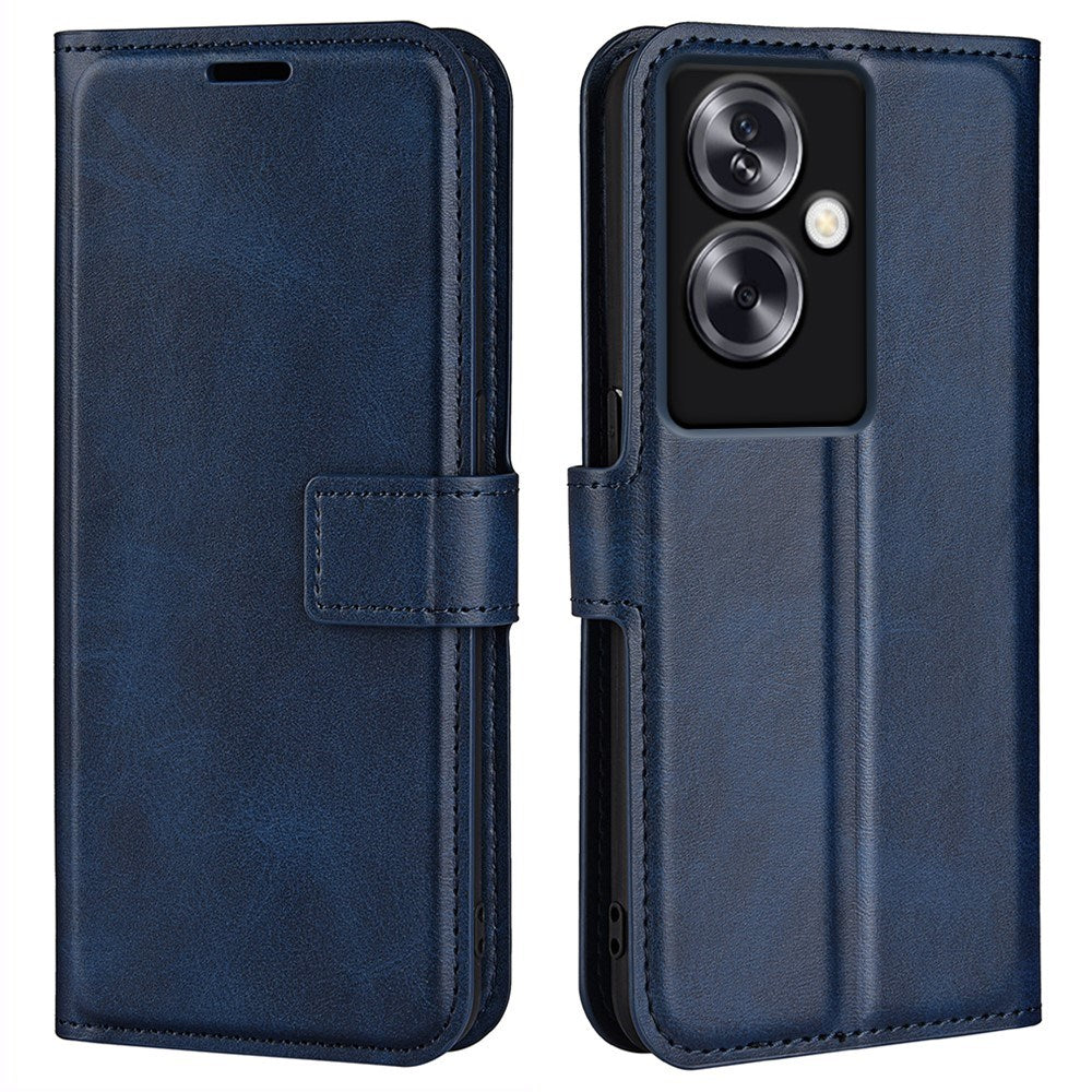 EIDERWOOD Oppo A79 (5G) / A2 (5G) Leather Flip Case w. Lommebok & Stand Function - Blue