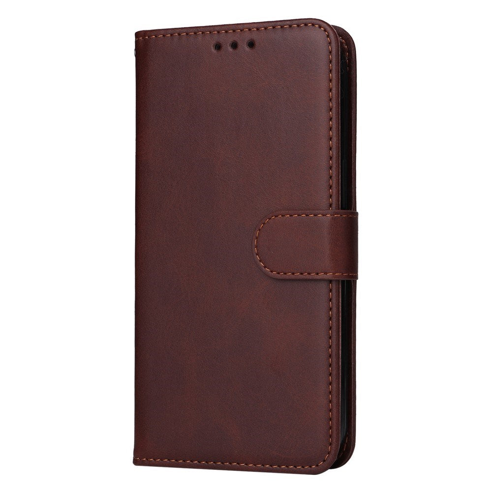 EIDERWOOD Google Pixel 10 / 10 Pro / 9 / 9 Pro Faux Leather Flip Case with Wallet & Strap - Brown