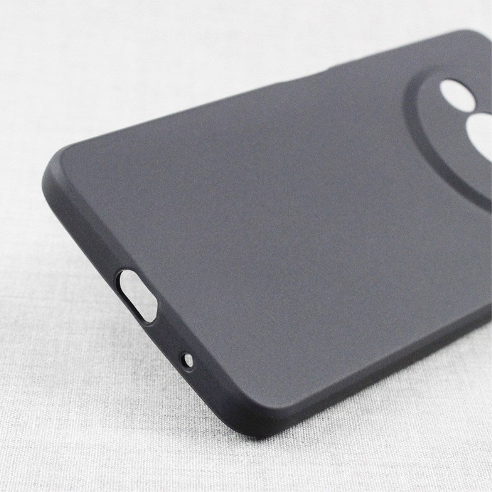 EIDERWOOD Xiaomi Redmi A3 Matte Flexible Plastic Case - Dark Grey