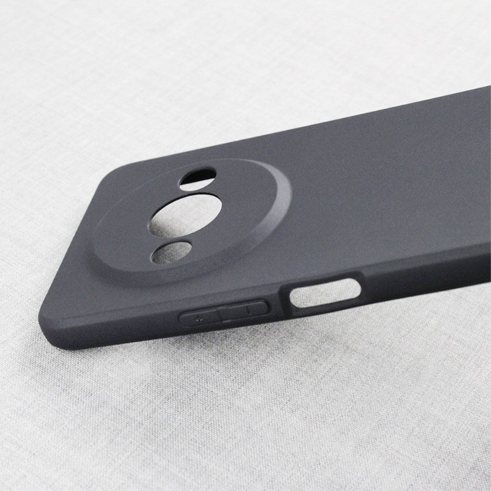 EIDERWOOD Xiaomi Redmi A3 Matte Flexible Plastic Case - Dark Grey