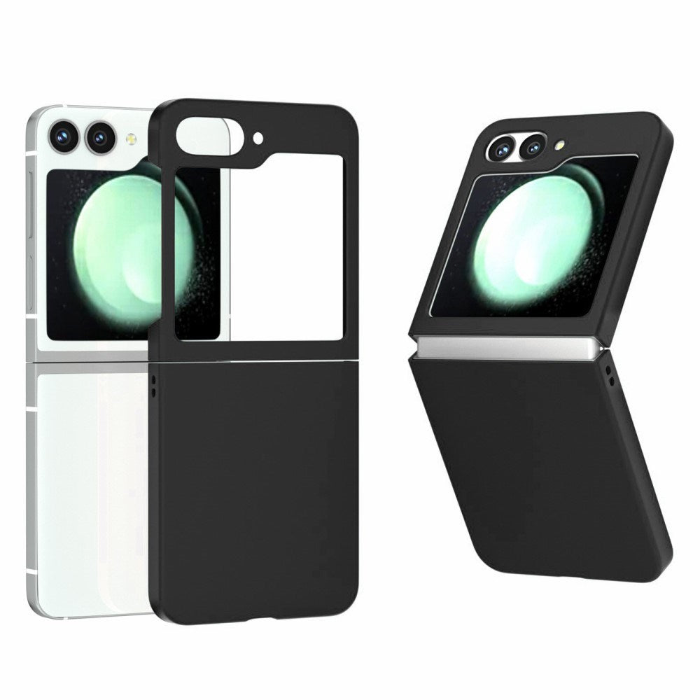 EIDERWOOD Samsung Galaxy Z Flip7 FE / Flip6 Rubberized Hard Plastic Case - Black