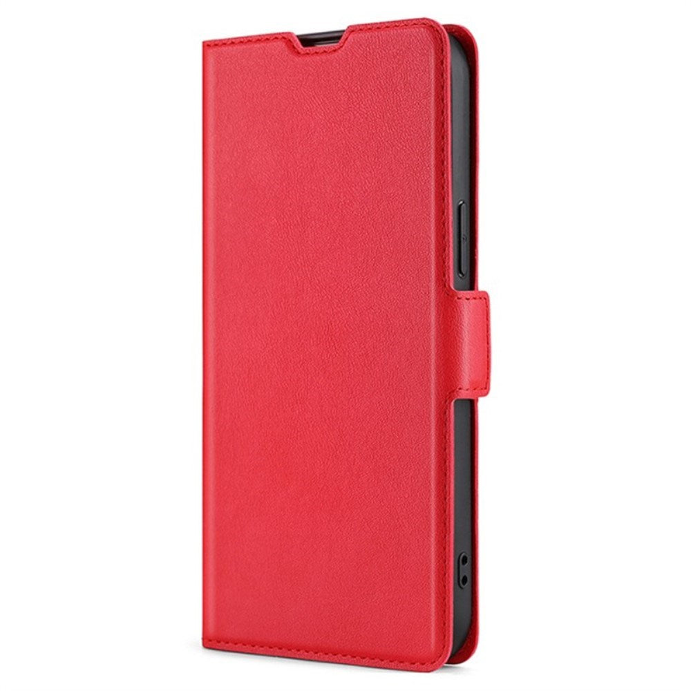 EIDERWOOD Huawei Pura 70 Ultra Flip Case in Faux Leather with Card Holder & Stand Function - Red