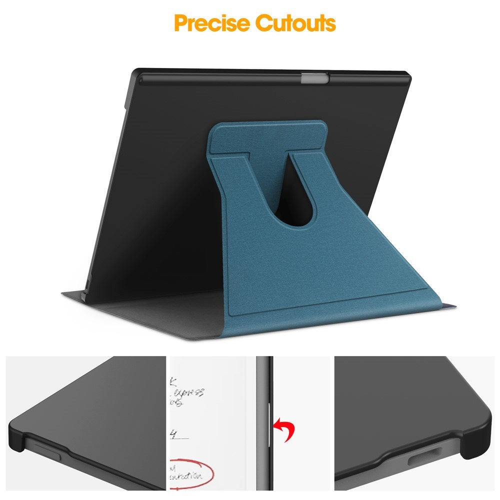 EIDERWOOD ReMarkable Paper Pro Faux Leather Plastic Case with Pen Holder - Light Blue