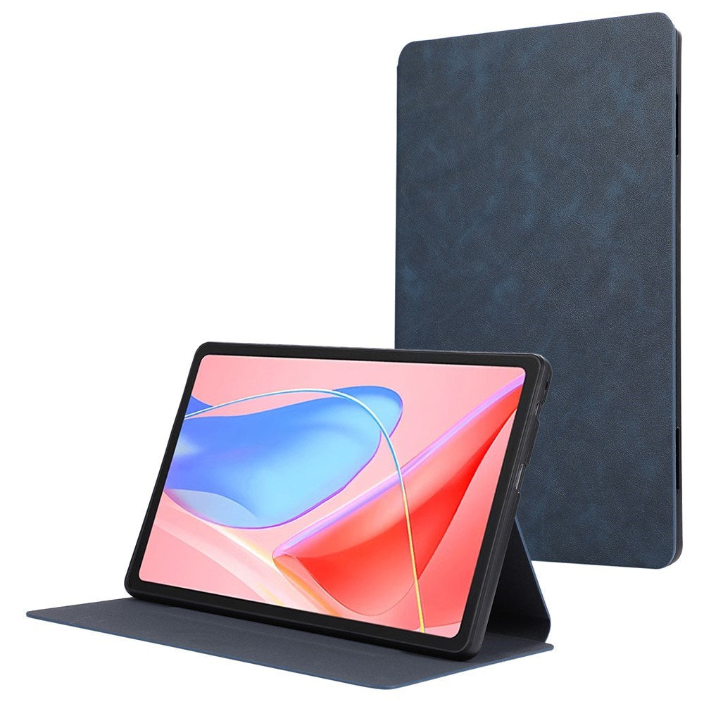 EIDERWOOD Lenovo Tab 10.1" Faux Leather Flip Case with Stand - Dark Blue