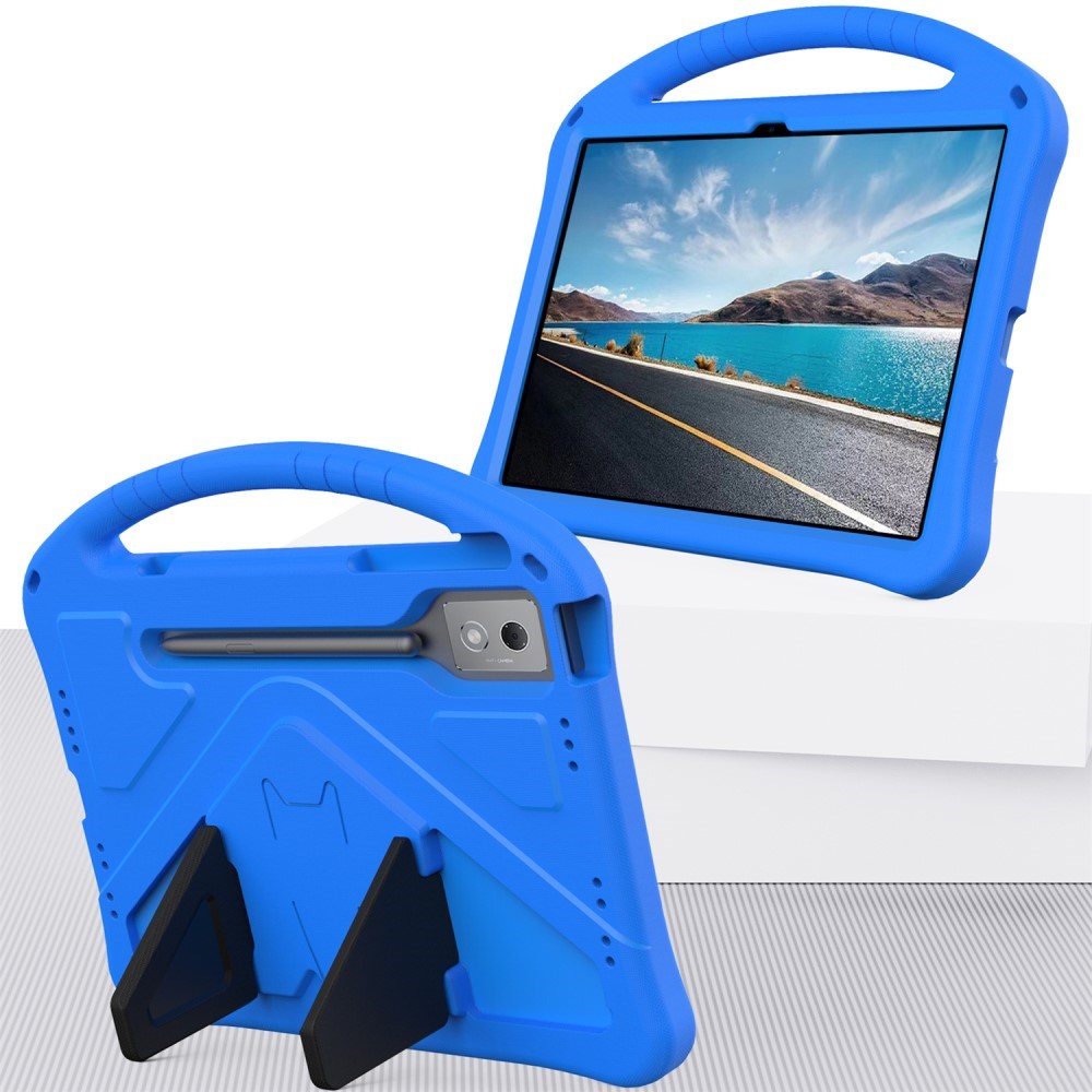 EIDERWOOD Lenovo Idea Tab Pro Anti-Drop Tablet Case with Handle and Kickstand - Blue