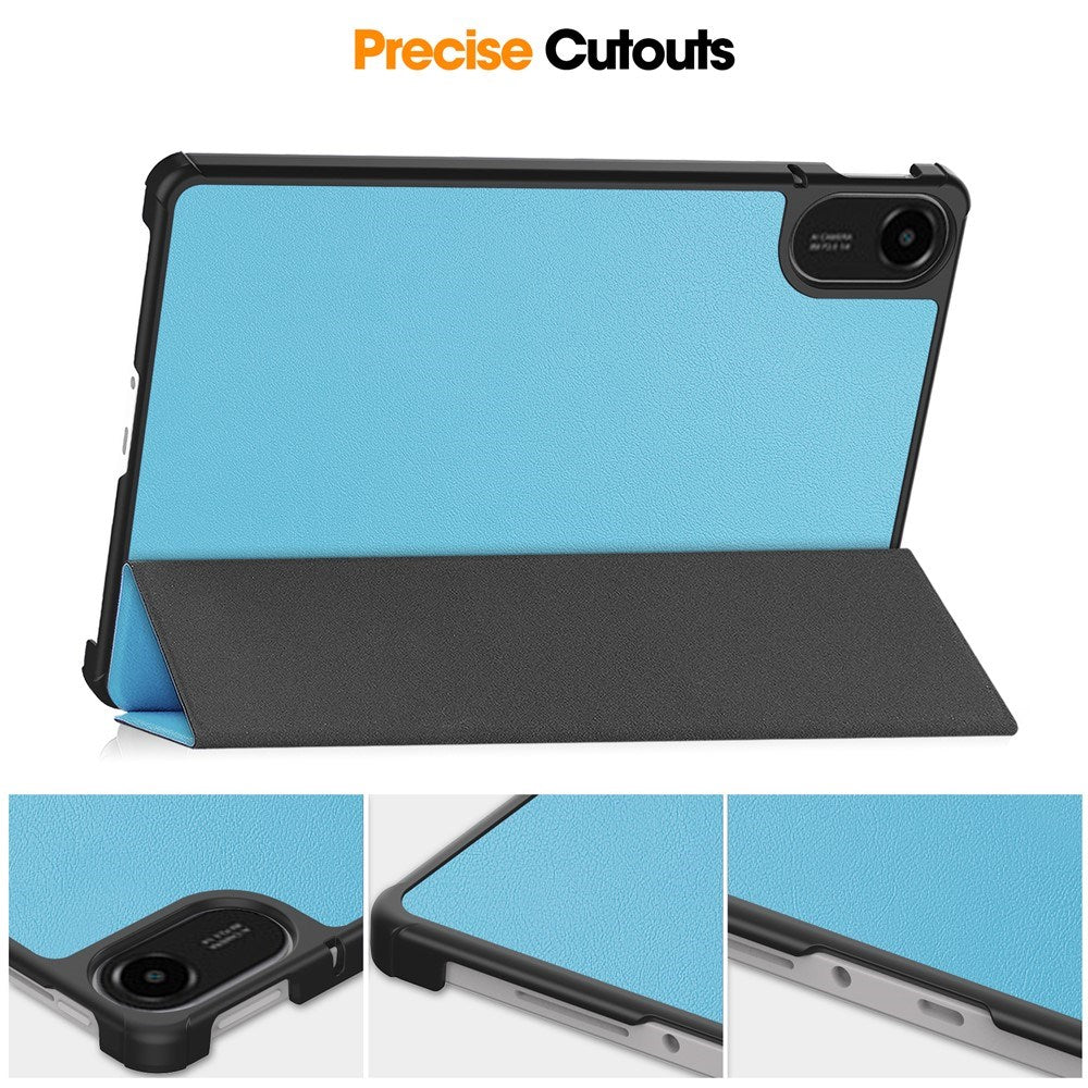 Xiaomi Redmi Pad 2 EIDERWOOD Leather Flip Case - Light Blue