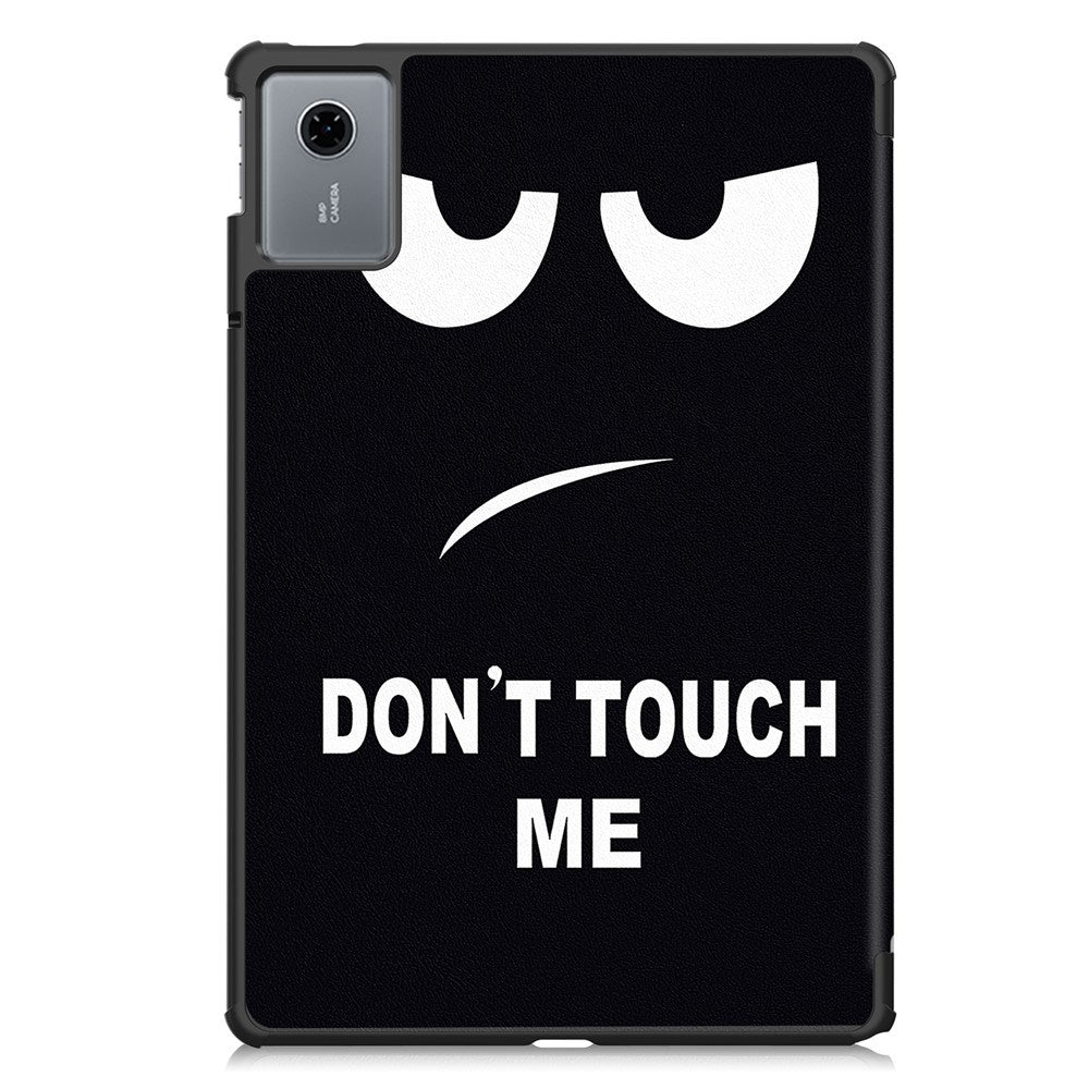 EIDERWOOD Lenovo Idea Tab / Xiaoxin Pad 11 Faux Leather Flip Case with Motif - "Don't Touch Me"