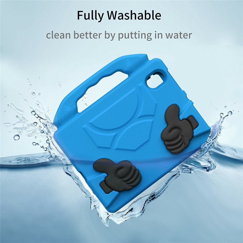 EIDERWOOD iPad Mini (2024 / 2021) Kids Case with Thumb Kickstand - Blue