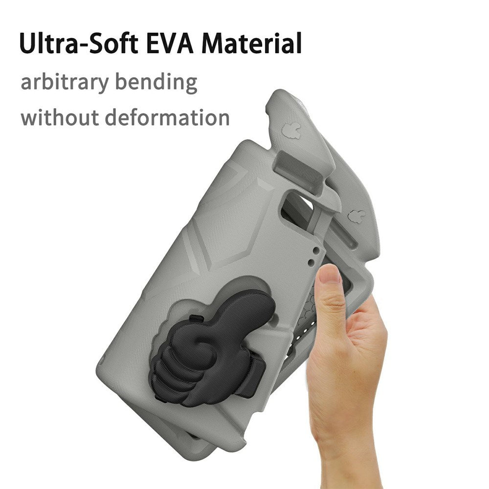 EIDERWOOD iPad 10.2" (2021 / 2020 / 2019) / Air (2019) Kids Case with Thumb Kickstand - Grey