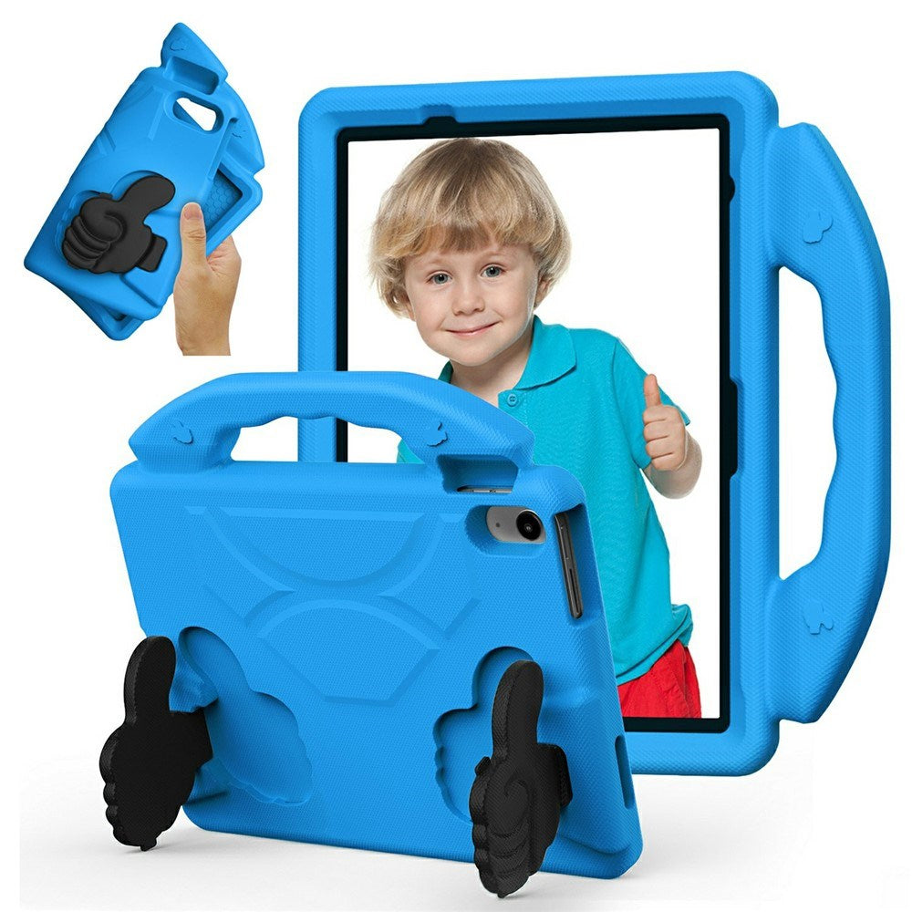 EIDERWOOD iPad Air 11" (2025 / 2024) Kids Case with Thumb Kickstand - Blue