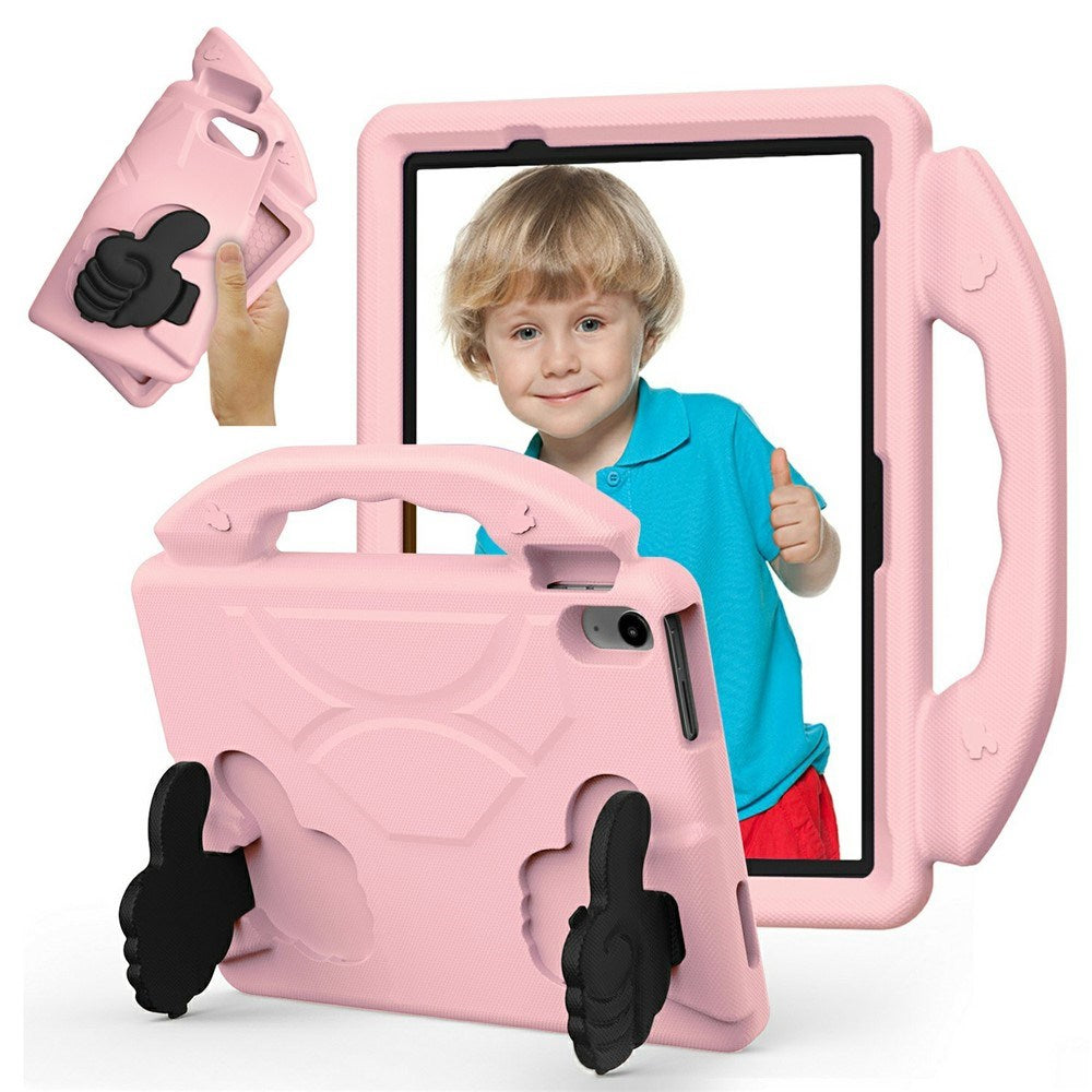 EIDERWOOD iPad Air 11" (2025 / 2024) Kids Case with Thumb Kickstand - Pink