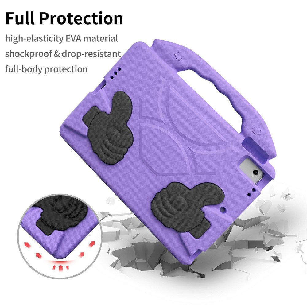 EIDERWOOD iPad 9.7" (2018 / 2017) / Air 2 / Air Kids Case with Thumb Kickstand - Purple