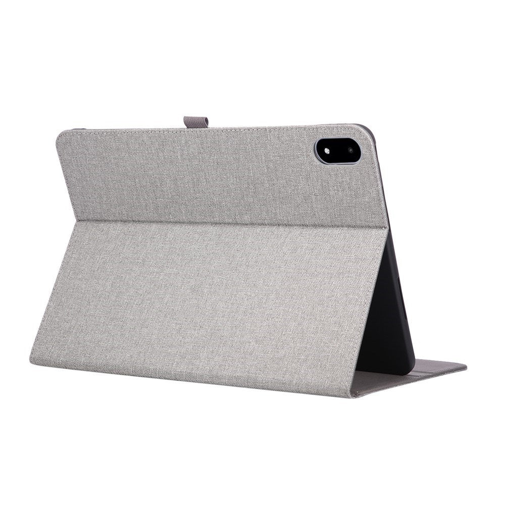OnePlus Pad 3 Faux Leather Flip Case with Card Holder & Stand Function - Grey