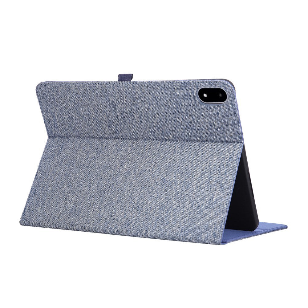 OnePlus Pad 3 Faux Leather Flip Case with Card Holder & Stand Function - Blue