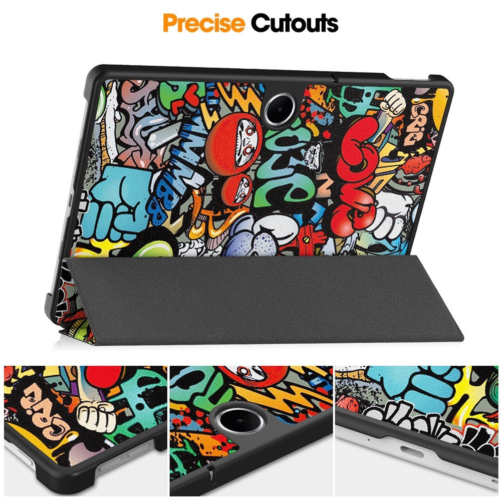 EIDERWOOD OnePlus Pad Lite Faux Leather Flip Case - Graffiti