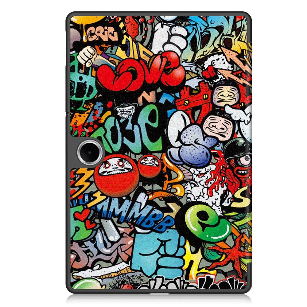 EIDERWOOD OnePlus Pad Lite Faux Leather Flip Case - Graffiti