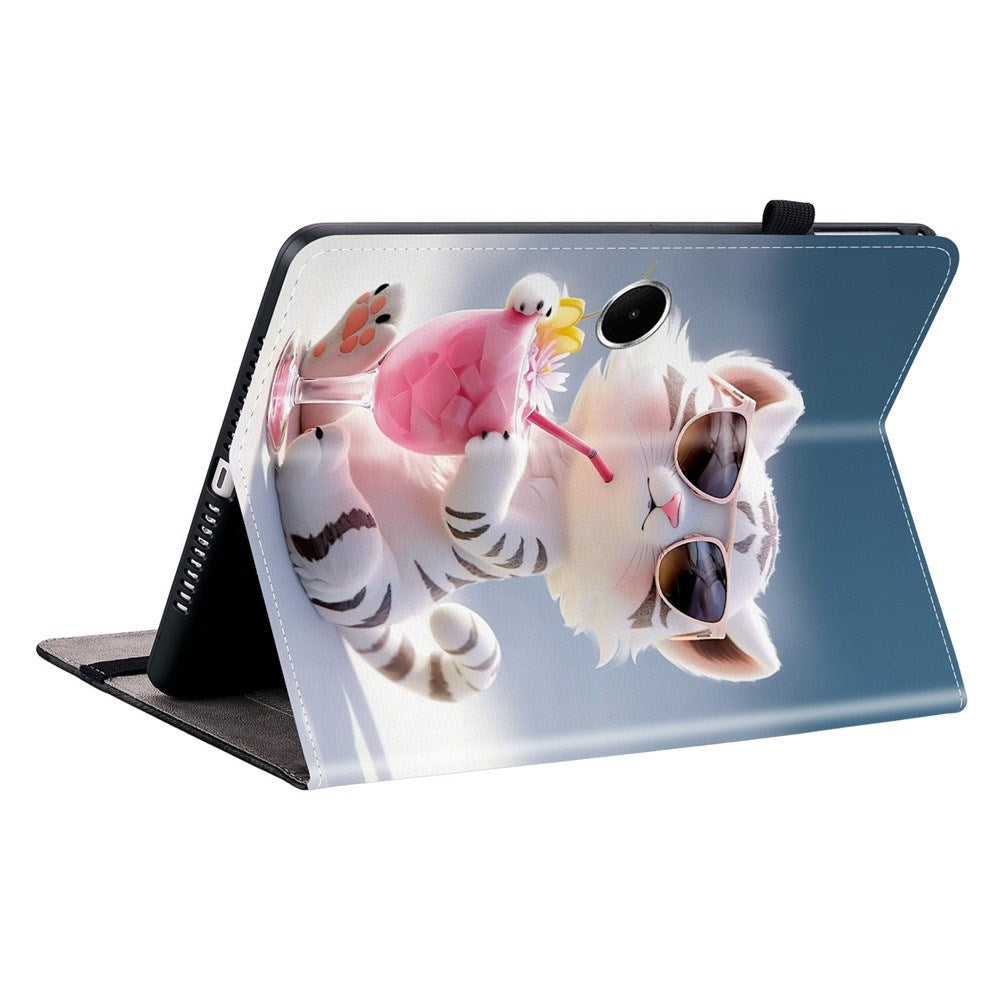 OnePlus Pad Lite EIDERWOOD Leather Flip Case with Motif - Cat