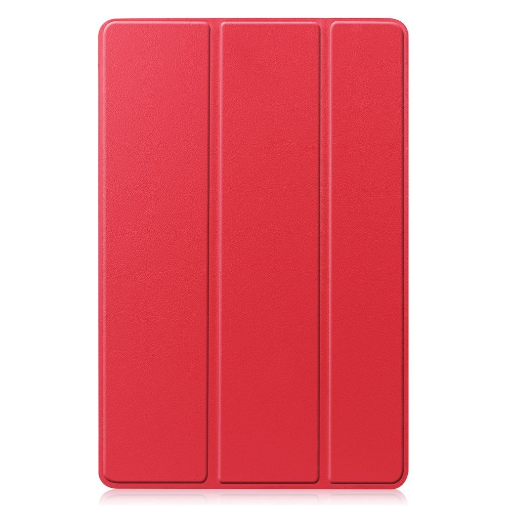 EIDERWOOD Samsung Galaxy Tab S11 / S10 Lite Tri-Fold Faux Leather Flip Case - Red