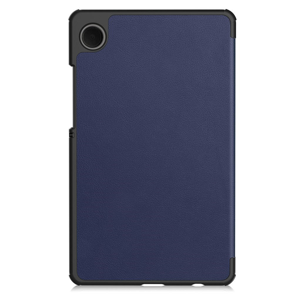 Samsung Galaxy Tab A11 EIDERWOOD Leather Case w. Stand - Blue
