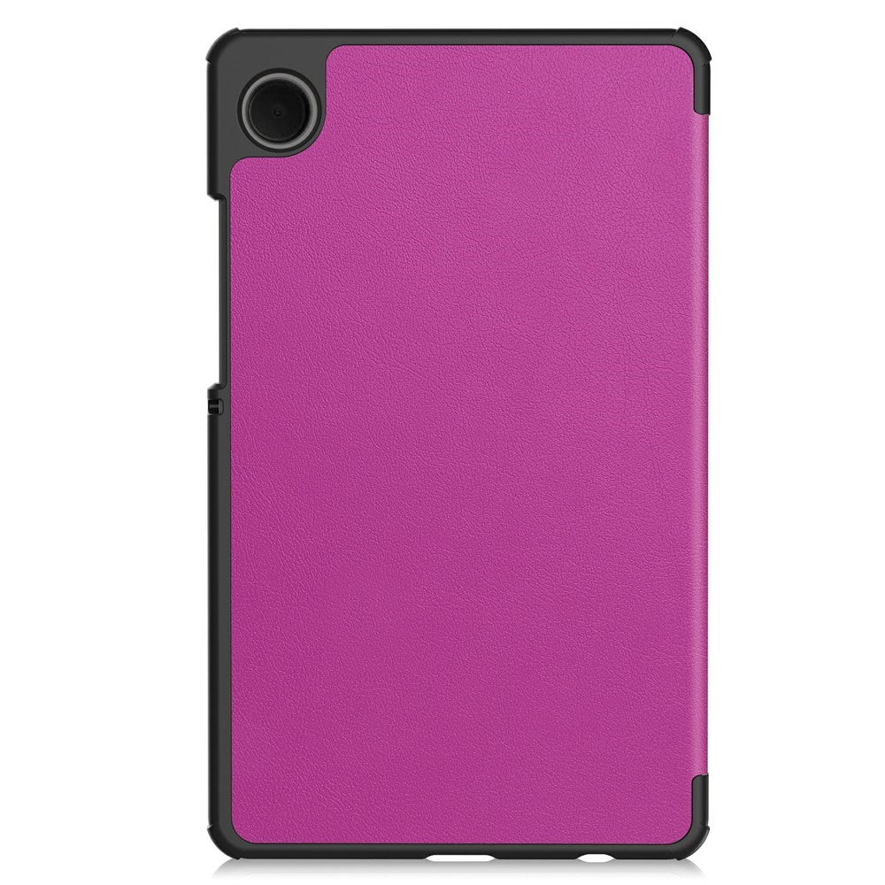 Samsung Galaxy Tab A11 EIDERWOOD Leather Case w. Stand - Purple
