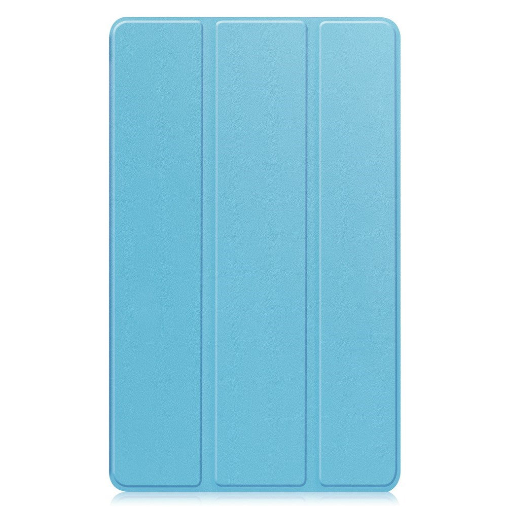Samsung Galaxy Tab A11 EIDERWOOD Leather Case w. Stand - Light Blue