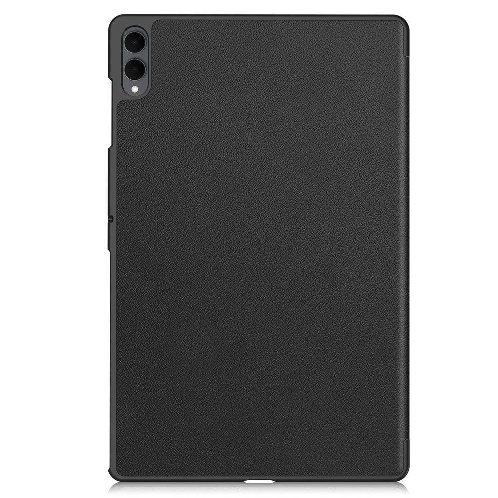 Samsung Galaxy Tab S11 Ultra EIDERWOOD Leather Case w. Stand - Black