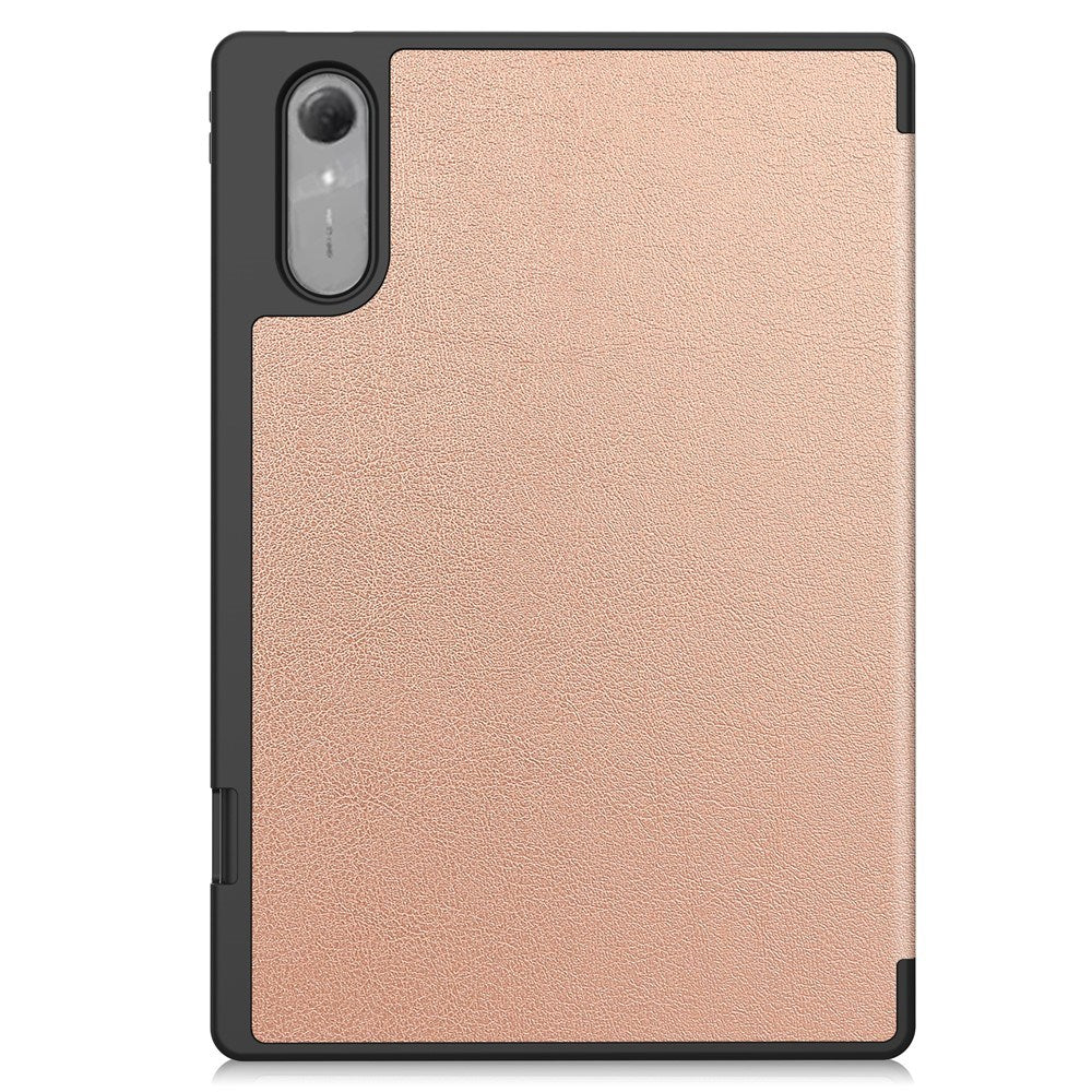 Lenovo Idea Tab Pro (2. Gen.) 13" EIDERWOOD Faux Leather Flip Case with Stand Function & Pencil Holder - Rose Gold