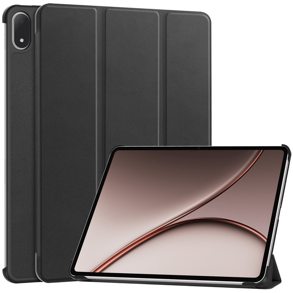 OnePlus Pad 4 EIDERWOOD Faux Leather Flip Case - Black