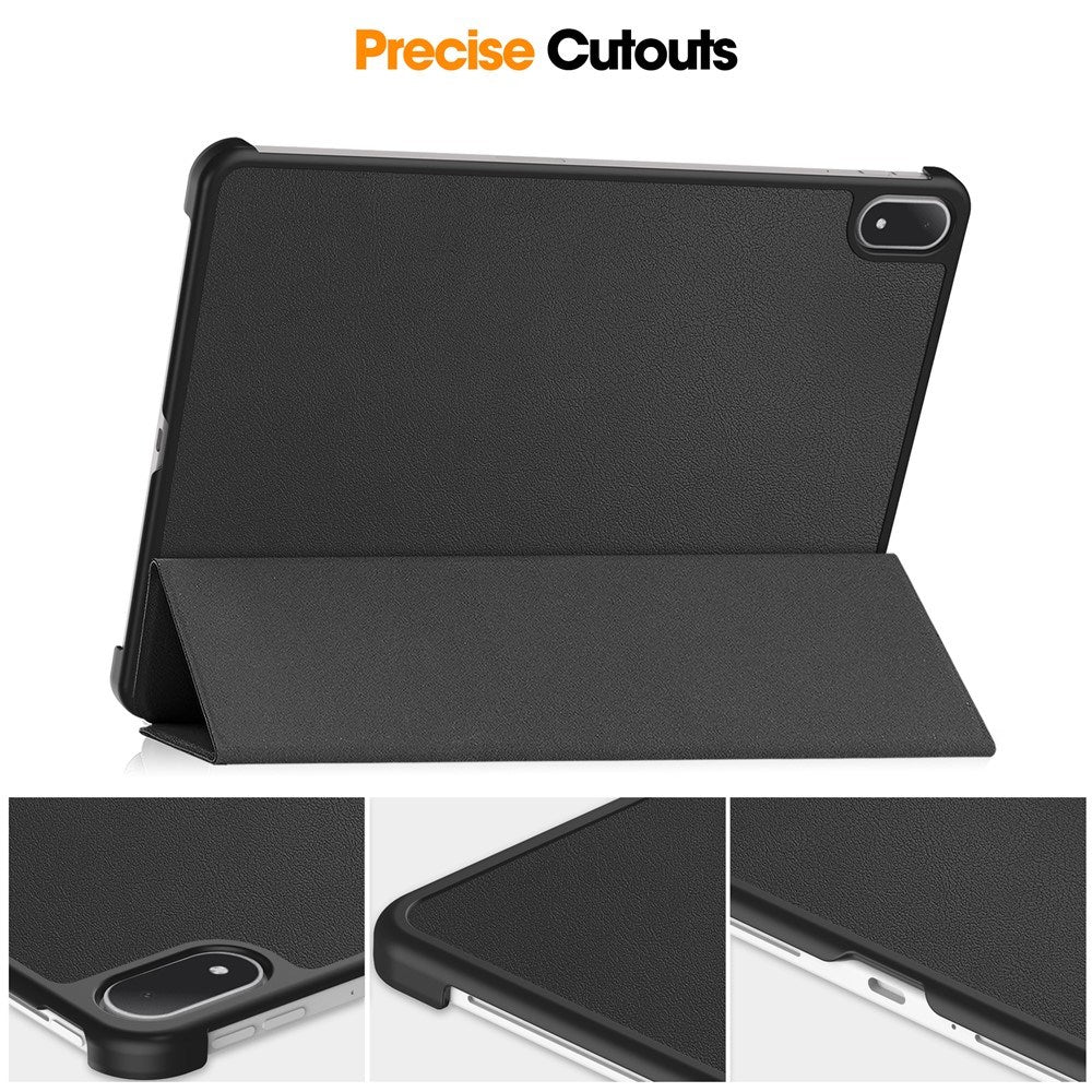 OnePlus Pad 4 EIDERWOOD Faux Leather Flip Case - Black
