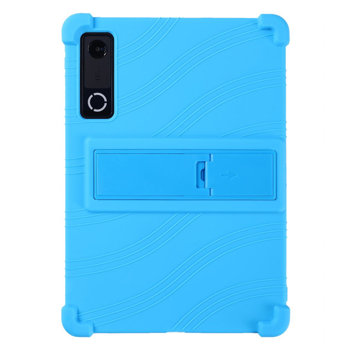 Lenovo Yoga Tab Gen 2 11.1" EIDERWOOD Rugged Silicone Case with Adjustable Kickstand & Shock-Absorbing Corners - Light Blue