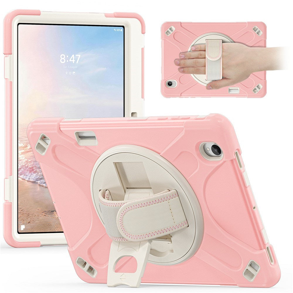 Samsung Galaxy Tab S12+ (Plus) EIDERWOOD Hybrid Rugged Case w. Kickstand - Pink