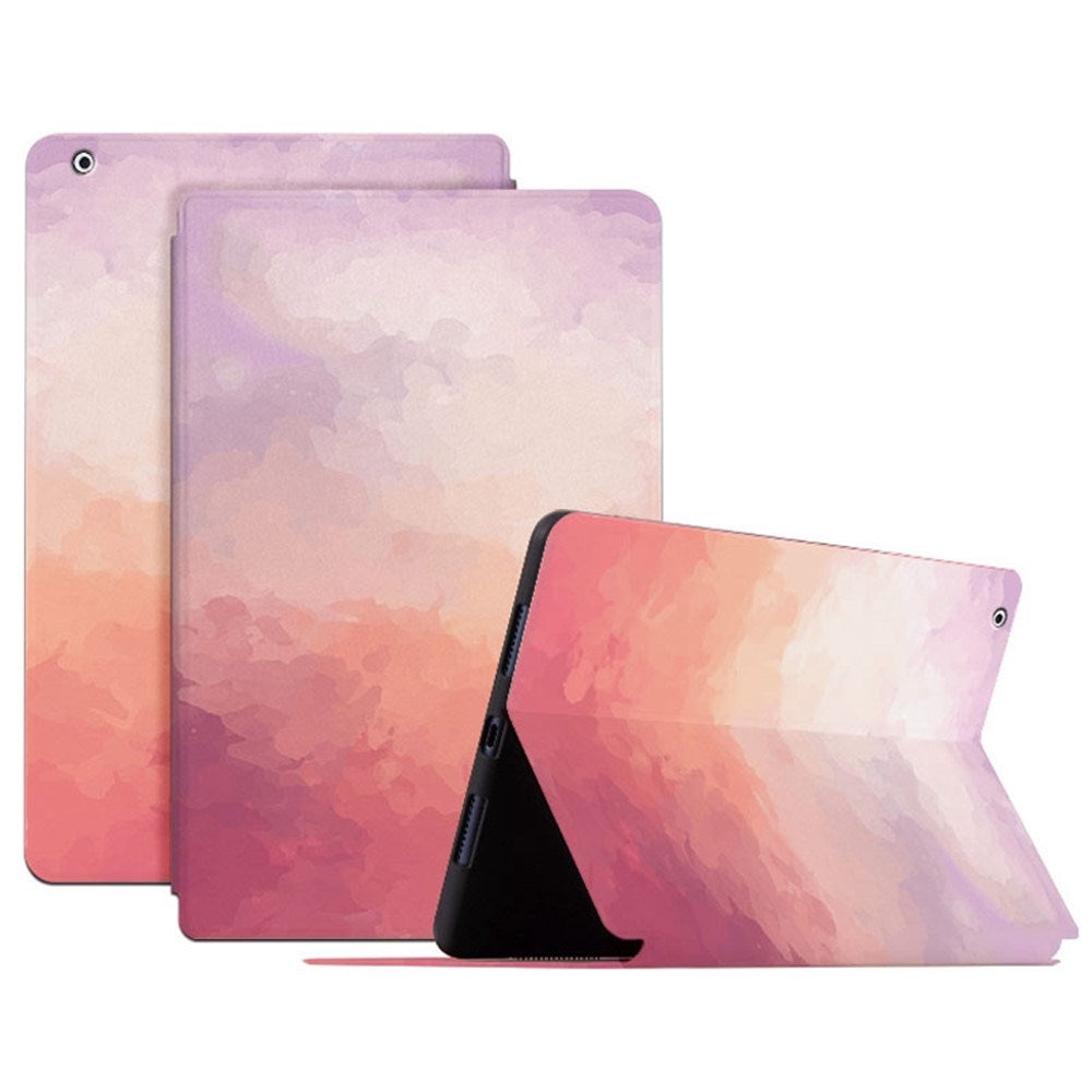 EIDERWOOD iPad 4 / 3 / 2 Faux Leather Flip Case with Pattern - Pink