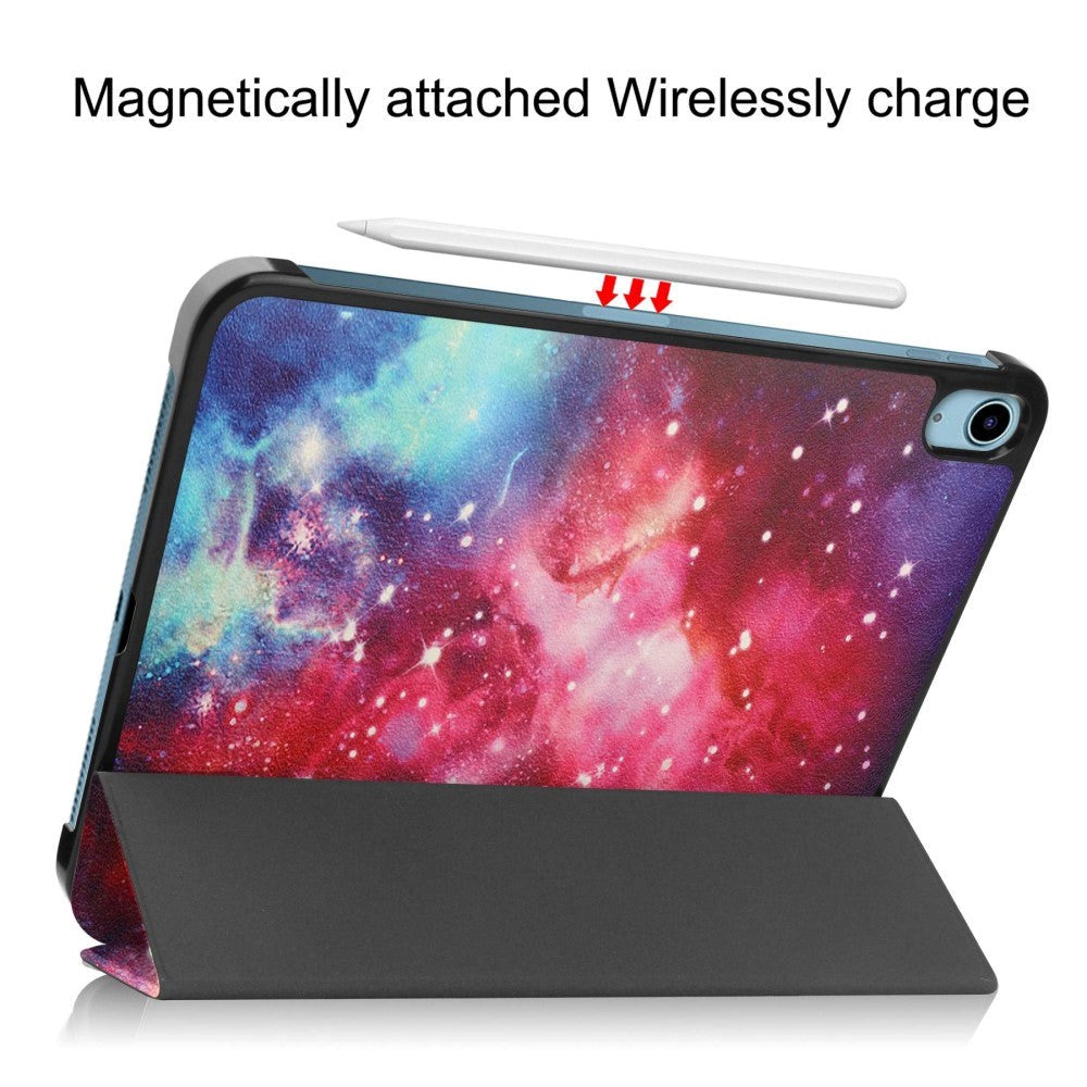 iPad 10.9" (2024/2022) Leather Tri-fold Case - Galaxy