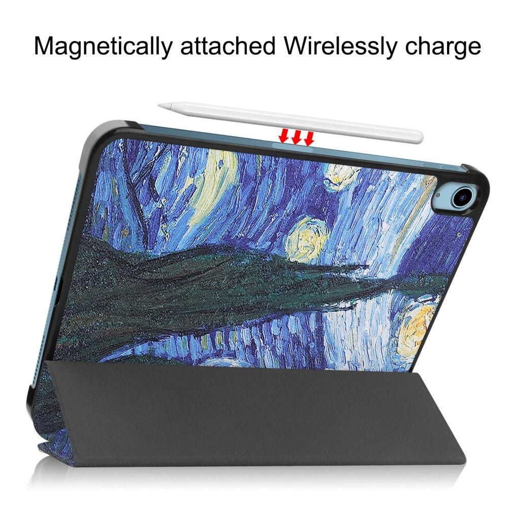 iPad 10.9" (2024/2022) Leather Tri-fold Case - Starry Night