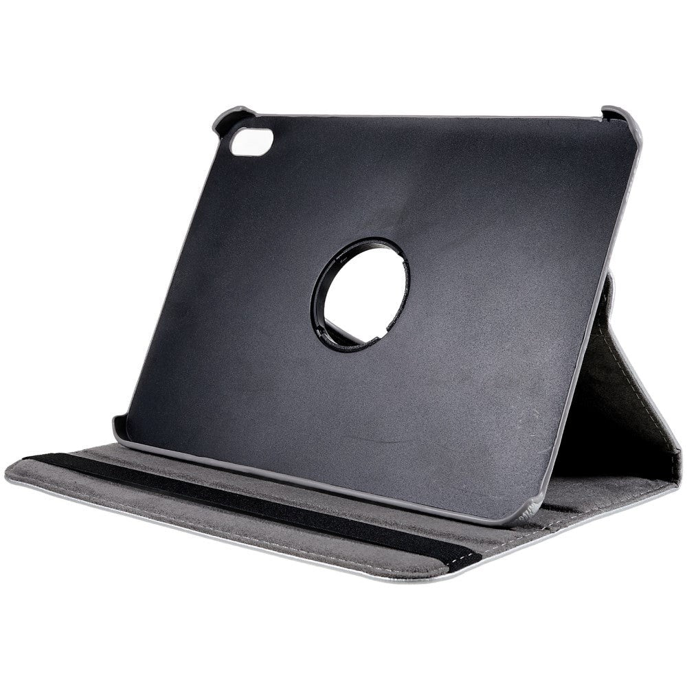 EIDERWOOD iPad 10.9" (2024/2022) Classic Leather Case w. 360⁰ Standing Function - Silver