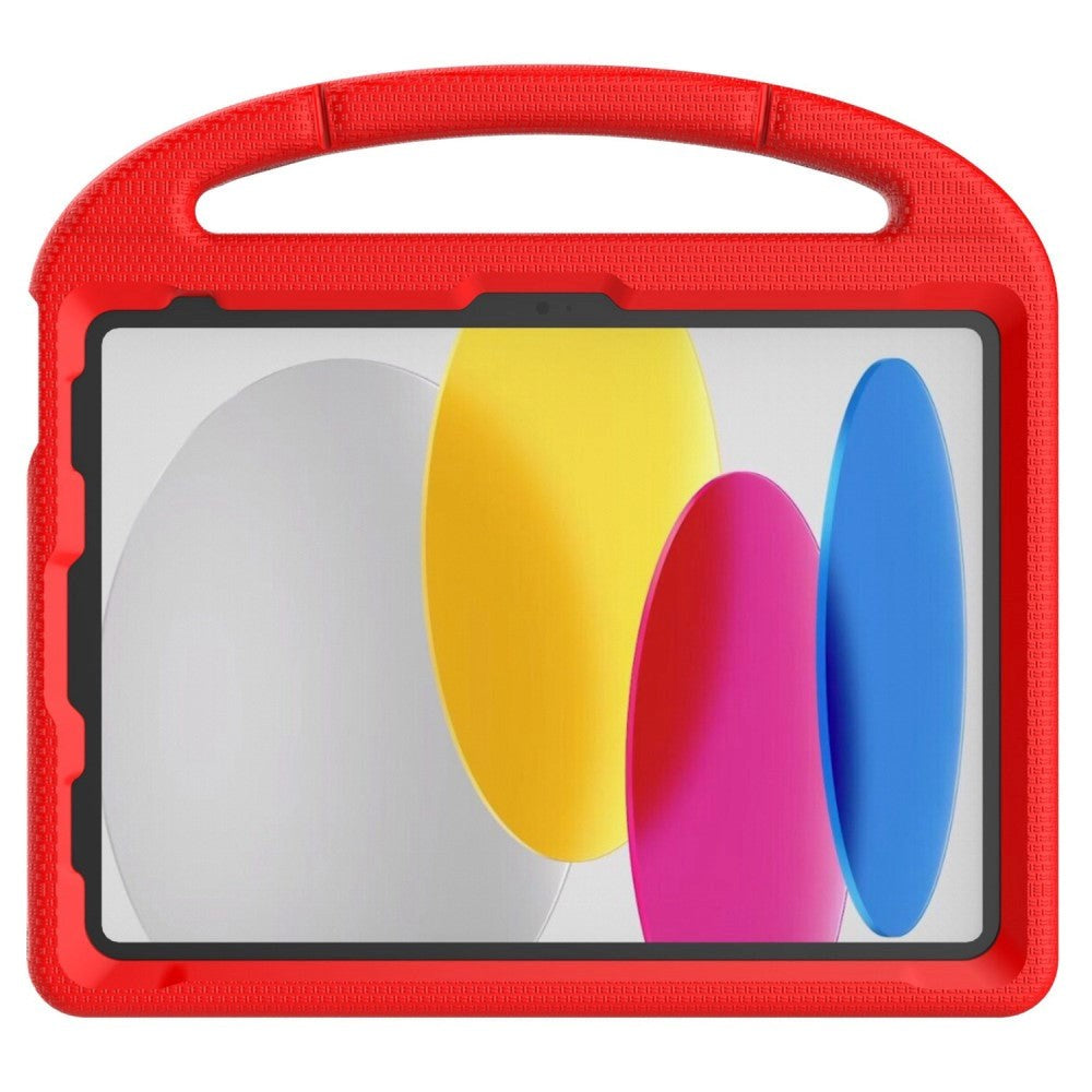 iPad 10.9" (2024/2022) EVA Foam Kids Case w. Kickstand - Red