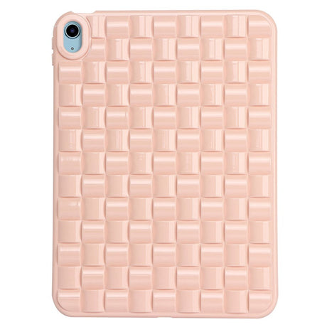 iPad Air (2022 / 2020) Flexible Plastic Case - Braid Design - Pink